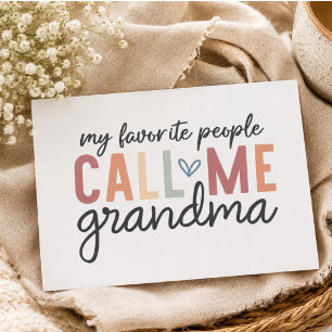 Mijn favoriete mensen noemen me oma rechthoekige sticker