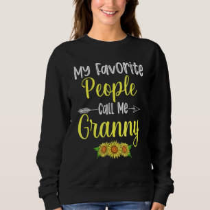 Mijn favoriete mensen noemen me oma Sunflower Moed Trui