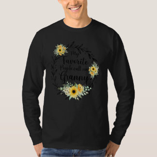Mijn favoriete mensen noemen me oma vrouwen die va t-shirt