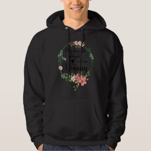 Mijn favoriete mensen noemen me oma vrouwen Floral Hoodie