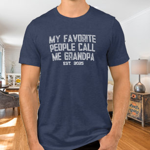Mijn favoriete mensen noemen me opa Est 2025 Tri-Blend Shirt