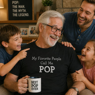 Mijn favoriete mensen noemen me Opa Grappig Cadeau T-shirt