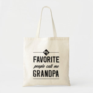 Mijn favoriete mensen noemen me opa tote bag