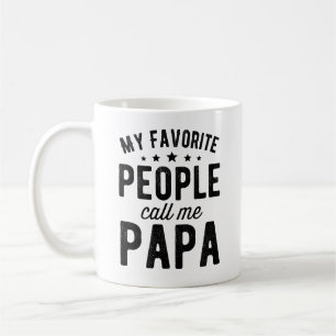 mijn favoriete mensen noemen me papa koffiemok