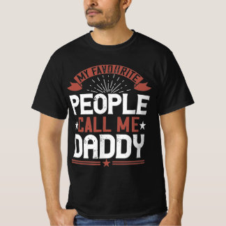 Mijn favoriete mensen noemen me papa t-shirt