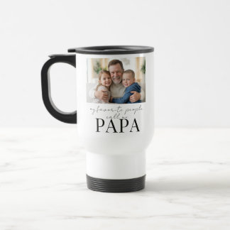 Mijn favoriete mensen noemen me Papa Vader Cadeau Reisbeker