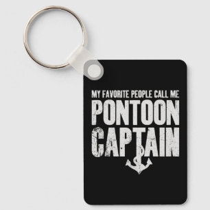 Mijn favoriete mensen noemen me Pontoon Captain Sleutelhanger