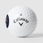 Mijn favoriete mensen noemen me Pop Fun Pap Golfballen (Logo)