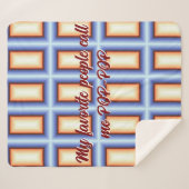 Mijn favoriete mensen noemen me pop-pop deken (Voorkant (horizontaal))