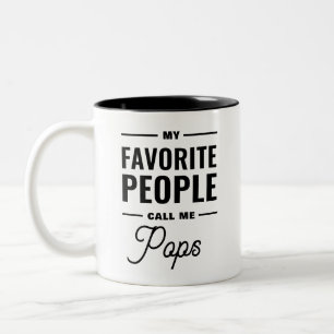 Mijn favoriete mensen noemen me Poppen Tweekleurige Koffiemok