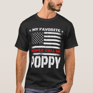 Mijn favoriete mensen noemen me Poppy -Amerikaans T-shirt
