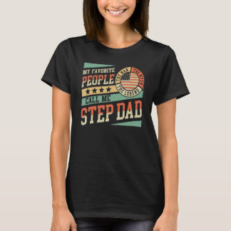 Mijn favoriete mensen noemen me Stepdad Mannen Ret T-shirt