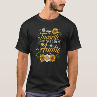 Mijn favoriete mensen noemen me tante Moederdag T-shirt