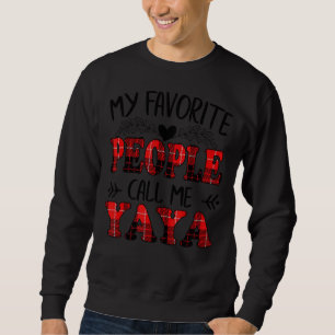 Mijn favoriete mensen noemen me Yaya Moederdag Wom Trui