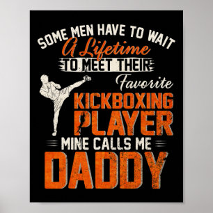Mijn favoriete MMA-kickbokser vechter speler belt Poster