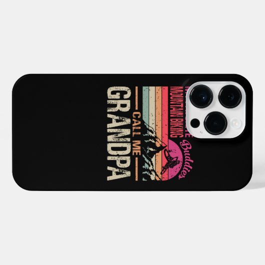 Mijn favoriete mountainbikingboeddies noemen me kl iPhone hoesje (Achterkant horizontaal)