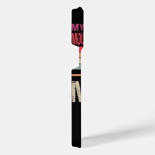 Mijn favoriete mountainbikingboeddies noemen me ma iPhone hoesje (Rechterkant)