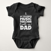 Mijn favoriete muziekleraar noemt me dads vader romper (Voorkant)