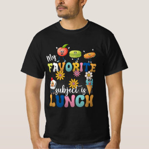 Mijn favoriete onderwerp is Lunch Lady Cafeteria C T-shirt