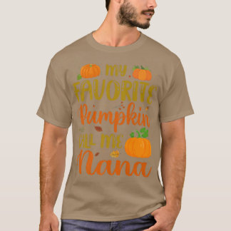 Mijn favoriete pompoen noemen me Nana Pumpkin Spic T-shirt