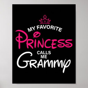 Mijn favoriete prinses noemt me Grammy dochter Fat Poster