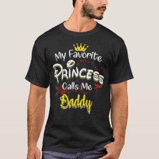 Mijn favoriete prinses noemt me papa t-shirt