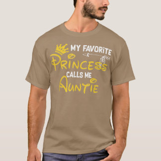 Mijn favoriete prinses noemt me tante Funny Birthd T-shirt