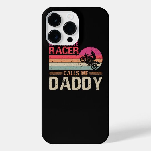 Mijn favoriete Racer noemt me papa vader's iPhone Hoesje (Achterkant)