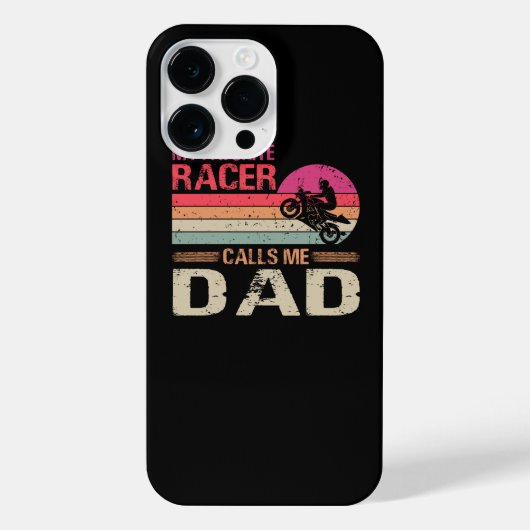 Mijn favoriete racer noemt me papa's vaders Da iPhone Hoesje (Achterkant)