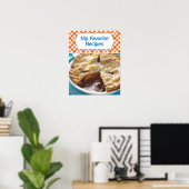 Mijn favoriete recept poster (Thuiskantoor)