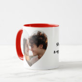 Mijn favoriete reden om te glimlachen mok (Voorkant links)