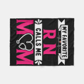 Mijn favoriete RN geregistreerde verpleegkundige n Fleece Deken (Voorkant (Horizontaal))