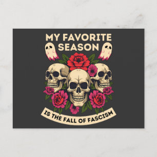 Mijn favoriete seizoen is de Herfst van het fascis Feestdagenkaart