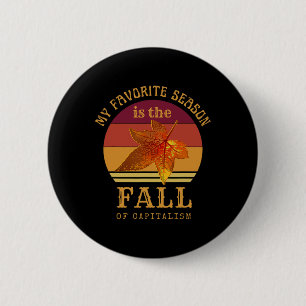 Mijn favoriete seizoen is de Herfst van het kapita Ronde Button 5,7 Cm