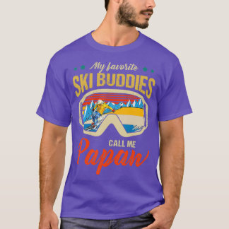Mijn favoriete skiboeddies noemen me Papaw T-shirt