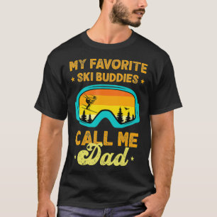Mijn favoriete skivrienden noemen me papa grappig t-shirt