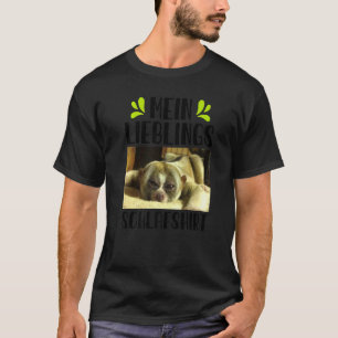Mijn favoriete slaap Slaapzuchtige luiaard T-shirt