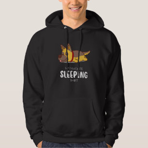 Mijn favoriete slaapdier Duitse herderhond Hoodie