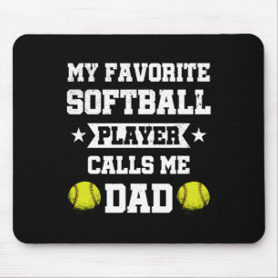 Mijn favoriete softbalspeler noemt me papa Vader Muismat