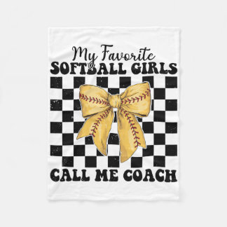 Mijn favoriete Softll-meisjes noemen me Coach Soft Fleece Deken
