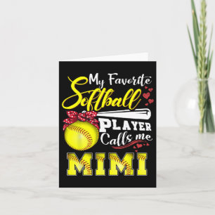 Mijn favoriete Softll-speler noemt me Mimi Tee-moe Kaart