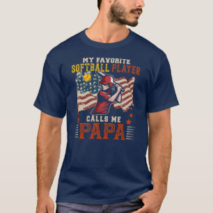 Mijn favoriete softwarespeler roept me Papa T-shirt