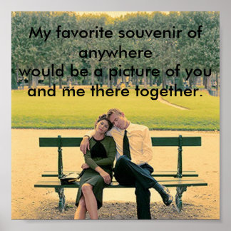 Mijn favoriete souvenir poster