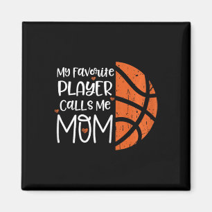 Mijn favoriete speler noemt me mama Bysketbyll Gif Magneet