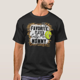 Mijn favoriete speler noemt me mama tennis moeder' t-shirt