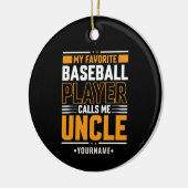 Mijn favoriete speler noemt me oom keramisch ornament (Links)