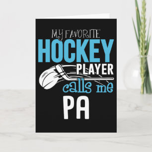 Mijn favoriete speler noemt me pa-shirt cadeau hoc kaart