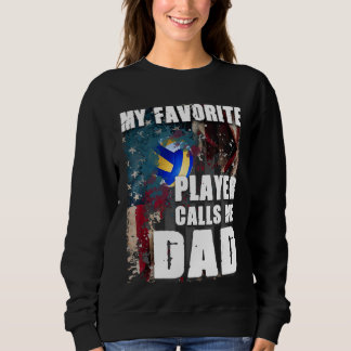 Mijn favoriete speler noemt me papa Volleyball Trui