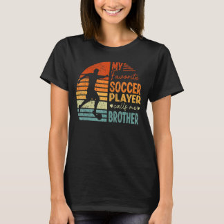 Mijn favoriete Speler van de Voetbal roept me Broe T-shirt