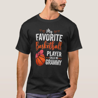 Mijn favoriete spelers noemen me Grammy Basketball T-shirt
